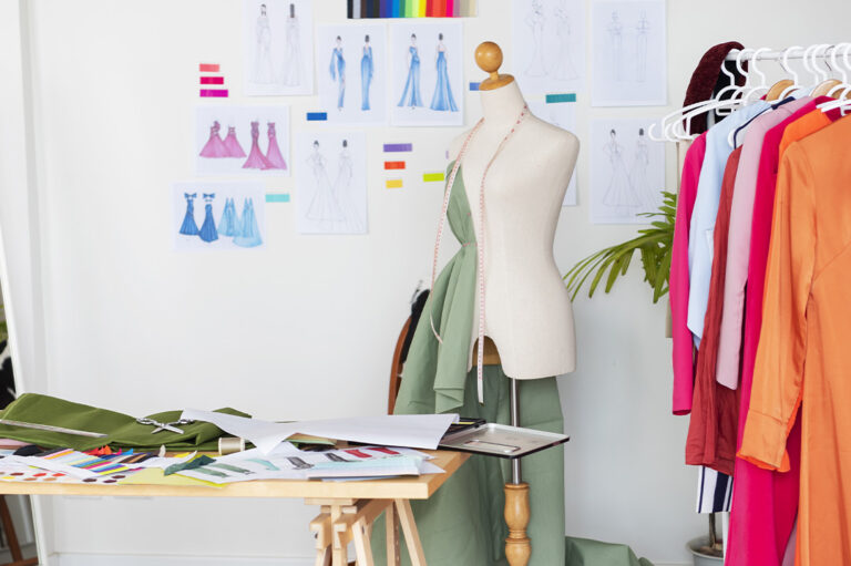 l'interno di un ufficio di un stilista