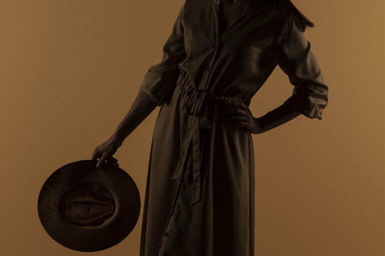 silhouette di modella